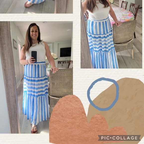 Vineyard Vines Striped Maxi Skirt - Picture 5 of 5